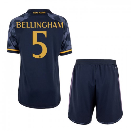 Ensemble Maillot Real Madrid Bellingham 5 Exterieur 2023-24 Enfant Ensemble Maillot Real Madrid Bellingham 5 Exterieur 2023-24 Enfant